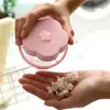 Saco Filtro de Detritos Flutuantes para Máquina de Lavar, Removedor de Fiapos, Bola de Lavar Removedora de Manchas, Bola Protetora para Lavanderia, Bola de Lavar em Formato de Flor de Ameixa