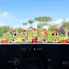 Enfeites Fofos de Cavalo do Zodíaco para Carro, Decorações Elétricas de Interior para Carro do Deus da Riqueza, Decorações para Tela de Computador do Painel do Carro