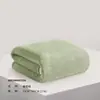 Toalla Sanli Coral Fleece Toalla de Baño para Adultos, Toalla de Baño Gruesa a Rayas, Toalla de Baño tipo Bata, Toalla de Baño Portátil para Pareja