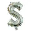 Globo de aluminio de cuerpo delgado de 16 pulgadas, letras pequeñas en inglés A-Z, para venta al por mayor transfronteriza, decoración de cumpleaños, boda, sala de bodas