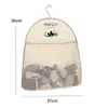 Bolsa Pendurável para Armazenamento de Meias Transfronteiriça, Organizador de Múltiplas Camadas para Guarda-Roupa, Roupas Íntimas e Meias, Tipo Pendurável, Bolsa de Rede para Trás da Porta para Armazenamento em Dormitório