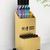 Suporte para Guarda-chuvas Rack de Armazenamento Balde para Guarda-chuvas Comercial de Grande Capacidade Lobby de Hotel Sala de Aula Classe Prático Rack de Armazenamento para Drenagem de Guarda-chuvas