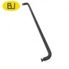 Maçaneta de porta de banheiro em aço inoxidável 304 dourado escovado 24 polegadas tubo redondo suporte de toalha acessórios de ferragens para banheiro