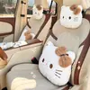 Nueva Almohada de Soporte para Cuello para Reposacabezas de Coche de Gato Cojín para Respaldo de Asiento de Coche con Estampado de Leopardo Transfronterizo Cojín de Soporte Lumbar Universal para Interior de Coche para Todas las Estaciones