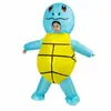 Disfraz inflable de dinosaurio personalizable traje de tiburón alienígena Halloween disfraz divertido para actuación decoración de fiesta