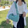 Bolso de lona de gran capacidad para mujer, estilo coreano, estilo Mori, informal, de nailon, tipo bandolera para estudiantes universitarios.