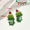 Otoño e Invierno ins tejido a mano Cristal Árbol de Navidad colgante diy Joyería Hecha a Mano pendientes colgante accesorios material