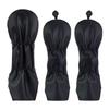 Ventas Directas de Fábrica Artículos Deportivos para Exteriores Cubierta para Palo de Golf de Cuero PU Cubierta Negra para Palo de Madera de Golf con Forma de Rosquilla