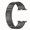 Pulseira de Relógio Apple de Titânio Puro Aplicável iWatch Liberação Rápida Lateral Deslizante Pulseira de Relógio de Liga de Titânio em Forma de I applewatch Pulseira de Relógio de Titânio