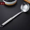 Concha de Sopa Espessa de Aço Inoxidável Deliheng Colher para Wok Colher Funda para Mingau Colheres Domésticas Utensílios de Mesa Utensílios de Cozinha Suprimentos de Cozinha