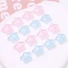 Verano hielo a través de textura de vidrio lentejuelas resina estrella de cinco puntas diy dulce niña tocado accesorios para el cabello parche accesorios