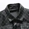 AliExpress Chaqueta de Cuero para Hombre Lujo Ligero Ajustada Moda Solapa Casual Chaqueta de Cuero Adolescente Estampado de Letras Chaqueta de Cuero