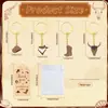 Set de Llaveros de Vaquero Occidental Transfronterizo Dibujos Animados Lindos Tema de Fiesta Llavero Personalizado Colgante para Bolso Venta al por Mayor