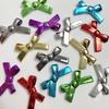 Cadena para teléfono móvil hecha a mano con nudo de horquilla, con efecto deslumbrante UV, con forma de lazo, parche para horquilla, accesorios para pendientes con agujero recto