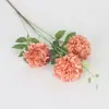Flor Artificial Peonía Marroquí de 3 Cabezas Hogar Sala de Estar Celebración Festiva Boda Materiales Florales Arte Floral Decorativo Arreglo Floral Flor Artificial