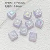 [Blanco Luna Morado Estrella] Sueño Morado Cuentas de Vidrio Checo Importadas Material para Pulsera Collar DIY Accesorios con Cuentas