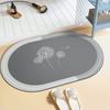 Alfombra de baño con tecnología suave y absorbente, antideslizante, de secado rápido