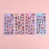 Pegatinas Divertidas Huecas 3D de Relieve Estilo Caricatura Japonesa Transfronterizas para Niños Pegatinas para Planeador DIY Pegatinas Decorativas para Fundas de Teléfono