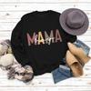 Jersey para hombre sensible a mamá moda europea y americana cuello redondo talla extra grande nuevo para mujer comercio exterior suéter holgado con estampado de deseo venta al por mayor