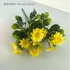 Margaritas Simuladas, Flores Falsas, Flores Artificiales, Muebles para el Hogar para Sala de Estar, Decoraciones de Mesa, Arreglos Florales Paisajísticos para Bodas Hechos a Mano