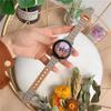 Gt6 Es Adecuado para Correa de Reloj Huawei Watch5 Gt54, Gt3Pro Lona Piedra de Perro Estilo Nuevo Hombres y Mujeres Cuero Genuino Ajuste