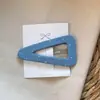 Presilha de Cabelo BB de Tecido com Bolinhas Feita à Mão Estilo Coreano para Mulheres Moda Simples Presilha Lateral para Franja Cabelo Solto Presilha de Pressão Retro Sem Costura