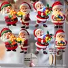 Plano 2D 8 Peças Presentes de Natal para Idosos Decorações de Madeira Árvore de Natal Decoração de Casa e Quintal de Natal Pingentes