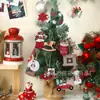 Nuevos Productos Transfronterizos Árbol de Navidad Adornos Colgantes de Madera Decoraciones Estilo Clásico de Granja Colgante Navideño