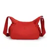 Bolsa Casual Simples para Mulheres, Novo Estilo Transfronteiriço, Grande Capacidade, Bolsa de Ombro de Nylon para o Dia a Dia, Estilo Coreano, Bolsa Transversal Leve e Versátil