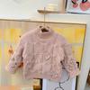 Ropa Infantil Niñas Suéter Grueso Otoño e Invierno 2026 Nuevo Estilo Suéter de Punto con Lazo para Niños Suéter Elegante para Bebé