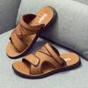 Sandalias Clásicas para Hombre, de Mediana Edad, Zapatos Casuales Atractivos y Versátiles, para Casa y Exteriores, Modernos Zapatos para Hombre de Doble Uso, Sandalias Wu Sichuan Estilo Nuevo
