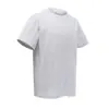 Estilo Novo de Verão Manga Curta Moda de Rua Americana Retrô Desgastado Cor Sólida Camiseta Masculina de Alta Qualidade Pesada Manga Curta Masculina