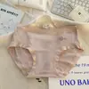 Ropa Interior Modal Refrescante y Antibacteriana de 10A para Mujer, Entrepierna Extendida, Sin Costuras, Transpirable, No Pellizca, Bragas de Mujer que se Ajustan a la Cadera