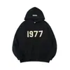 Temporada de Nevoeiro Temporada 8 Essenciais Fio Múltiplo 22Ss 1977 Moletom com Aplicação Digital Modelagem Solta Casual
