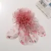 Estilo Súper de Hada, Hermoso, Dulce y Fresco, Tejido de Malla Atmosférico, Pedrería, Cintas, Flores, Accesorios para el Cabello Hechos a Mano de Bricolaje, Adornos para el Cabello, Accesorios para Ramilletes