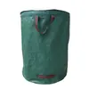 Bolsa de Jardinagem Saco de Lixo Bolsa de Tecelagem de Folhas Bolsa Dobrável de Armazenamento Agrícola Impermeável Coleta Jardim Grande Capacidade Folhas