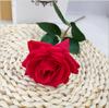 Fabricantes de plantas de simulación de rosas húmedas con sensación de viento, decoración del hogar, bodas, flores falsas de pared al por mayor