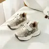 22-31 Nuevo Estilo Zapatos de Cuero para Niños Pequeños y Medianos Unisex Zapatos Deportivos para Bebés Suela Ligera Niños Niñas Correr