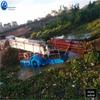 Hubei barco de limpeza de lixo na superfície da água de estação de tratamento de água barco de colheita de cabaça d'água barco de espuma cortador de grama de uso duplo água e terra