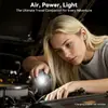 Bomba de Aire Portátil Inalámbrica para Coche, Inflador Eléctrico para Llantas de Coche, Inflador Portátil para Coches Pequeños