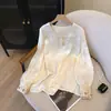 Camiseta base estilo nacional con chaleco interior de manga larga bordada para mujer, nuevo diseño de primavera, top de estilo chino nuevo