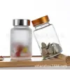Botella Cápsula de Vidrio Esmerilado, Botella de Cordyceps, Botella para Pastillas, Botella de Medicina con Tapa, Botella Dispensadora, Botella Vacía para Suplementos de Salud, Botella de Vidrio Ámbar para Líquidos Orales