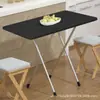 Mesa pequeña rectangular mesa de comedor plegable apartamento de alquiler mesa de comedor de alquiler habitación mesa de comedor portátil puesto simple exterior dormitorio