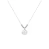 Novo Colar de Pérola Única Estilo Coreano 10mm para Mulheres, Luxo Acessível de Nicho, Alto Padrão, Simples Elegante, Corrente Clavicular Francesa