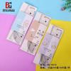 Conjunto de Réguas de Desenho Animado para Estudantes Conjunto de Quatro Peças Régua de 20cm Aparência Sofisticada e Fofa Material Escolar Atacado de Fabricante de Papelaria