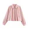 Atacado Fábrica de Roupas Femininas Transfronteiriça 2026 Moda Estilo Europeu e Americano Solta com Zíper Decorado Gola Polo Jaqueta Bomber Casaco