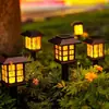 Luces Solares Transfronterizas, Luces para Césped de Exterior, Luces de Llama para Casa Pequeña, Luces Parpadeantes de Llama para Patio Villa Jardín