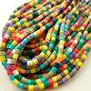 Contas Cilíndricas de Argila Macia DIY Contas Coloridas Fofas de Desenho Animado Pulseira Colar Brincos Contas Soltas Coloridas Misturadas Acessórios Feitos à Mão