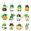 Temu St Transfronterizo. Adornos Decorativos de Madera del Día de San Patricio Tema Duende Trébol Irlandés Decoraciones para Fiesta