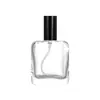Botellas de Vidrio para Perfume en Stock Botellas de Vidrio Transparente de 30ml Botellas con Atomizador Botellas Dosificadoras Cosméticas Botellas Vacías Al por Mayor